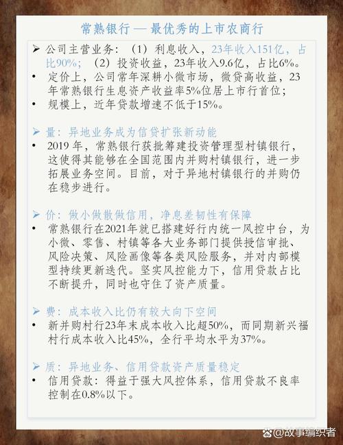 常熟银行一季度净赚超10亿增逾13%,净息差较上年末下降0.1个百分点