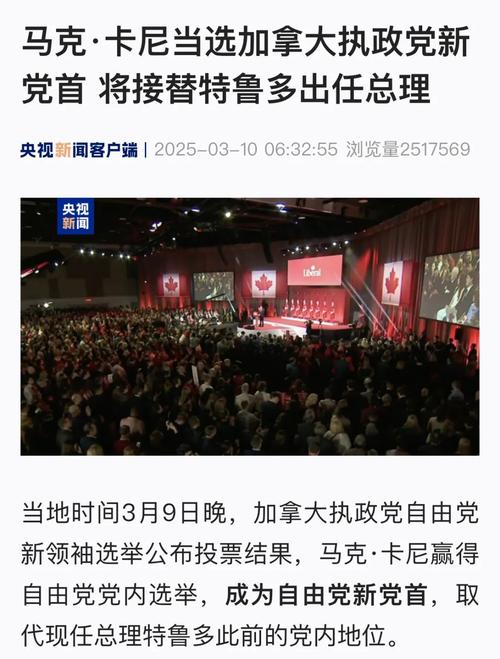 加拿大总理卡尼：将“永远不会”屈服于美国的威胁